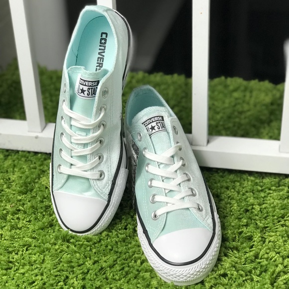 Converse Shoes - NWT Converse Ctas OX Glacier Blue Green WMNS